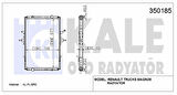 Renault Truck Motor Su Radyatoru Renault Trucks Magnum E,tech (cerceveli) / (mt) 2000 Sonrası - Kale 350185