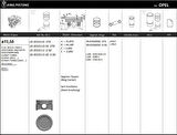 Opel Piston Segman Komple (riken) Segman Tasıyıcılı Std 72,50mm Meriva B 10>17 A14net A14nel B14net Astra - Kingpiston 18-3010110