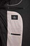 Slim Fit Antrasit Rengi Takım Elbise