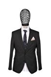 Slim Fit Antrasit Rengi Takım Elbise