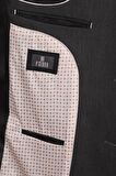 Slim Fit Antrasit Rengi Takım Elbise