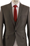 Yelekli Takım Elbise Slim Fit Erkek