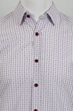 Uzun Kol Slim Fit Kareli Gömlek