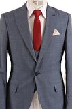 Yelekli Takım Elbise Slim Fit