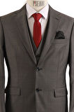 Yelekli Takım Elbise Slim Fit