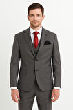 Yelekli Takım Elbise Slim Fit