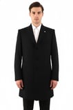 Erkek Slim Fit Kaban