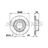 Land Rover Fren Diski On Defender - Braxıs Ad0282