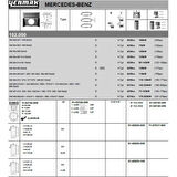 Mercedes Truck Motor Piston Segman Set 102.50 MM (0,50 Farklı) Mercedes Benz  Lkw Om 904/906 Euro 2-3 - Yenmak 31-04740-050