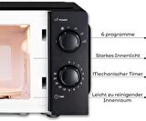 Kumtel HMDG-01 Siyah Digital 20 lt Mikrodalga Fırın