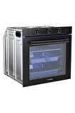 Luxell 88 Litre Süper Kristal Siyah Ankastre Set New Series