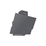 DA6-835 Metalik Gri Cam Davlumbaz