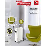 Luxell Lux-1225 2000 W Termostatlı 9 Dilim Elektrikli Zemin Tipi Yağlı Radyatör 15 m2