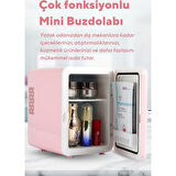 Kumtel Mini İçecek ve Kozmetik Buzdolabı 4L HMFR01 Pembe