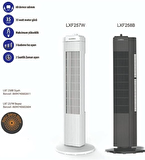 Luxell Lxf-257W 35 W Termostatlı Elektrikli Kule Tipi Fanlı Isıtıcı 