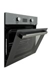 LUXELL B66-SGF3 OPALL GRİ ANKASTRE FIRIN