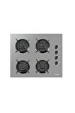 LUXELL 2'Lİ SET(OC-88 Süper Kristal Gri Ocak New Series / DA6-835 Gri Cam Davlumbaz)