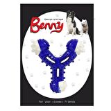 Benny Diş Kaşıma Köpek Oyuncağı Çatal 11 cm Mavi