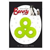 Benny Köpek Oyuncağı Üçlü Halka 9 x 9 cm Yeşil