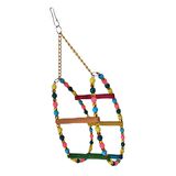 Markapet Renkli Boncuklu Ve Merdivenli Damla Kuş Salıncağı 9-24 cm