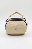 Kriste Bell Marka İthal YıkamaDeri kadin Çanta KB786 Bej