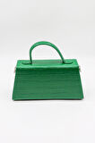 Kriste Bell Marka İthal Kroko Kadın Çanta KB909 - Yeşil