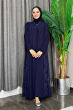 Dantel Abaya 7884 Lacivert