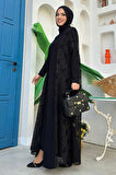 Dantel Abaya 7884 Siyah