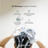 GF SHAMPOO 250ml. x 3 Adet:750ml. Saç Kalınlaştırma, Anti-Hair Loss, Saç Dökülmesini Azaltır, Saç Ekimi, Hair Transplantation