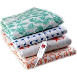 OMAK® Çift Kişilik Elektrikli Battaniye 120 x 150 cm