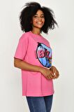 Kadın Baskı Detaylı T-Shirt