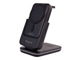 BWLm01B Siyah Powerbank & Stand – 5-in-1, 10 000 mAh, 20 W Hızlı Şarj