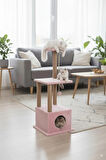 Catoys Kedi Evi Ve Tırmalaması 2 Katlı Pembe