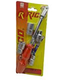 Rico Lokma Tutucu 3/8 Adaptör 6 Köşe Set 007-Rc3803