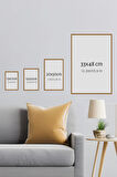 7 Parça Çerçeve Görünümlü Mdf Tablo Seti - 9ARTAVESSA4