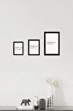 7 Parça Çerçeve Görünümlü Mdf Tablo Seti - ART7XPML4