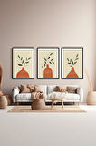 3 Parça Çerçeve Görünümlü Mdf Tablo Seti - ARTSYCLLCT20