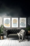 3 Parça Çerçeve Görünümlü Mdf Tablo Seti - ARTSYCLLCT25