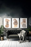 3 Parça Çerçeve Görünümlü Mdf Tablo Seti - ARTSYCLLCT29