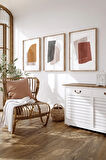 3 Parça Çerçeve Görünümlü Mdf Tablo Seti - ARTSYCLLCT43
