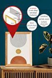 Gerçek Ahşap Çerçeveli 3 Parça 3D Poster Tablo Seti - 3DARTSOHOSET16