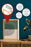 Gerçek Ahşap Çerçeveli 3 Parça 3D Poster Tablo Seti - 3DARTSOHOSET19