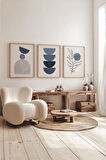 Gerçek Ahşap Çerçeveli 3 Parça 3D Poster Tablo Seti - 3DARTSOHOSET42