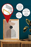 Gerçek Ahşap Çerçeveli 3 Parça 3D Poster Tablo Seti - 3DARTSOHOSET49