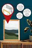 Gerçek Ahşap Çerçeveli 3 Parça 3D Poster Tablo Seti - 3DARTSOHOSET81
