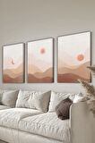 Dekoratif 3 Parça Kanvas Tablo - 3CNVS10