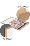 3 Parça Ahşap Çerçeve Görünümlü Mdf Tablo Seti - ERSYCRVSZ3SET3
