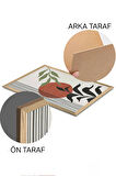 3 Parça Ahşap Çerçeve Görünümlü Mdf Tablo Seti - ERSYCRVSZ3SET22