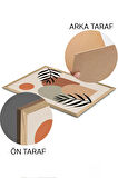 3 Parça Ahşap Çerçeve Görünümlü Mdf Tablo Seti - ERSYCRVSZ3SET26