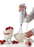 Ariete Breakfast Paslanmaz Çelik Bıçaklı Beyaz El Blender Seti